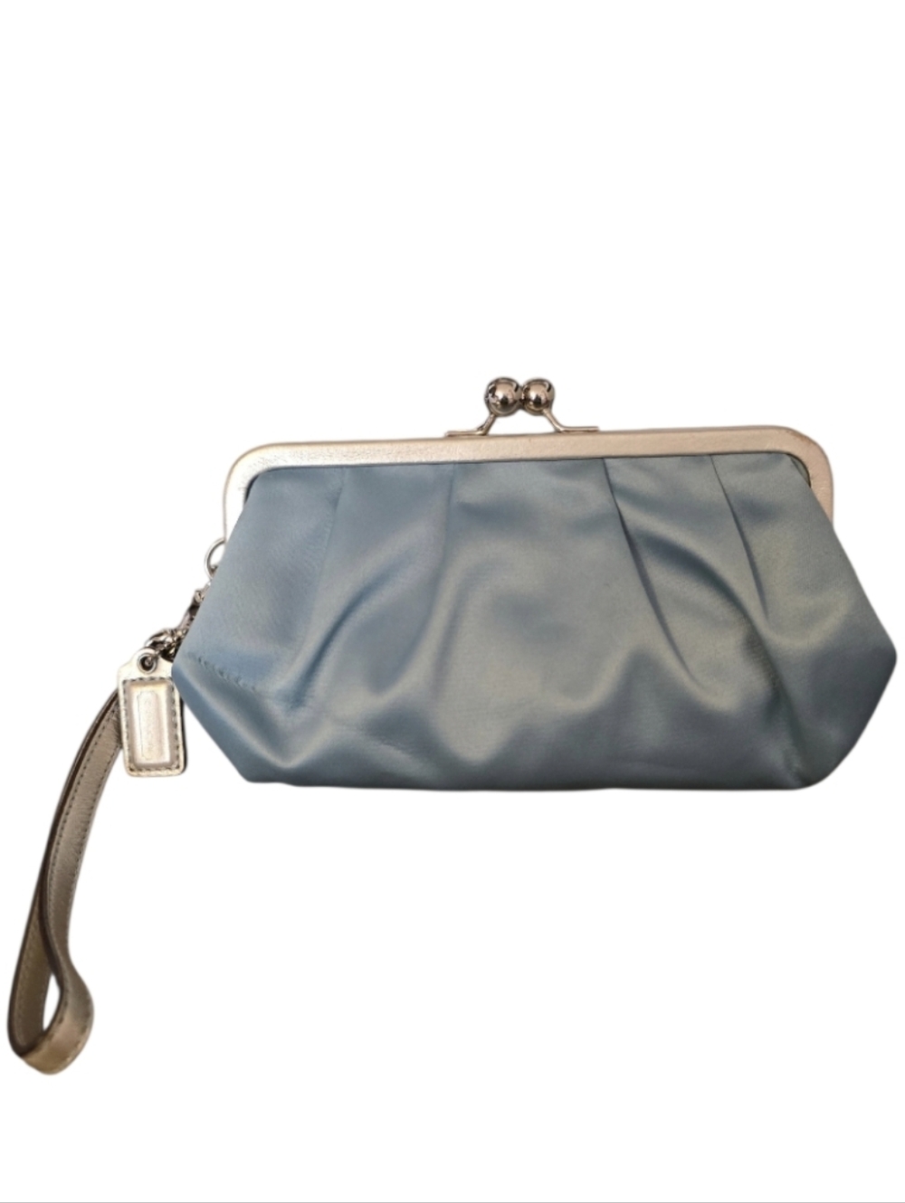 Coach Vintage Satin Kisslock Wrislet In EUC - Picture 2 of 10